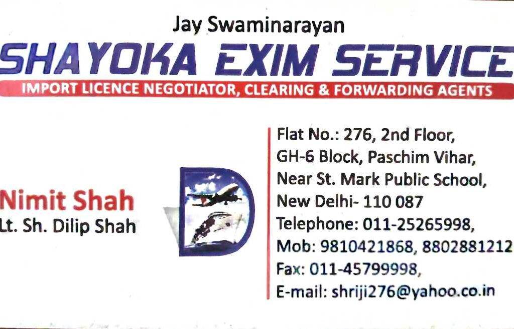 Shayoka Exim Services