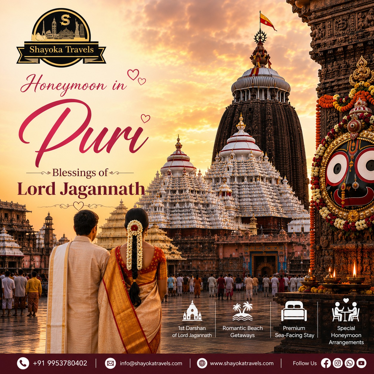 Divine Puri Honeymoon Package 9953780402 1